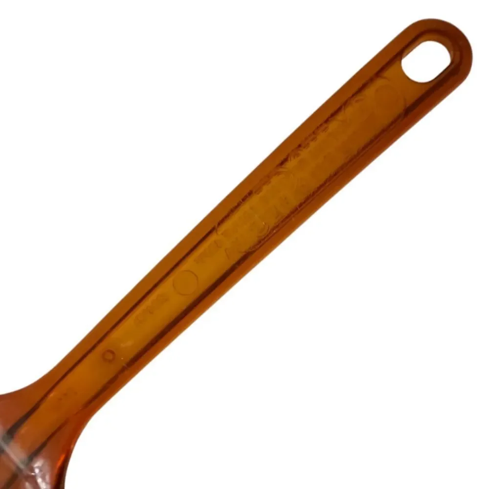 Ultratemp Pie Server Serrated Cake Vintage Translucent Amber Robinson‎ USA Made.